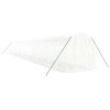Skleník s ocelovým rámem bílý 32 m² 16 x 2 x 2 m 3188034