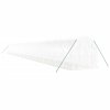 Skleník s ocelovým rámem bílý 48 m² 24 x 2 x 2 m 3188038
