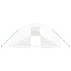 Skleník s ocelovým rámem bílý 110 m² 22 x 5 x 2,3 m 3188103