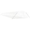 Skleník s ocelovým rámem bílý 120 m² 24 x 5 x 2,3 m 3188104