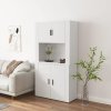 Skříň highboard bílá kompozitní dřevo 3185351