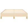 Rám postele bez matrací krémově 120x190 cm textil 3269617