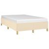 Rám postele bez matrací krémově 120x190 cm textil 3269643