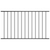 Plotový panel Woerden práškově lakovaná ocel 1,7x1 m černý 145219