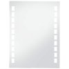Koupelnové nástěnné zrcadlo s LED osvětlením 60 x 80 cm 144697