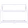 Rám dětské postele bílý masivní borovice 80 x 160 cm 283350