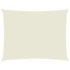 Stínící plachta oxfordská látka obdélníková 3,5 x 4,5 m krémová 135214