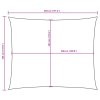 Stínící plachta oxfordská látka obdélníková 3,5 x 4,5 m bílá 135269