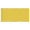 Balkonová zástěna žlutá 75 x 500 cm HDPE 310994