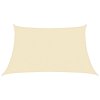 Stínící plachta 160 g/m² krémová 3/4 x 2 m HDPE 311213