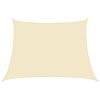 Stínící plachta 160 g/m² krémová 4/5 x 3 m HDPE 311215
