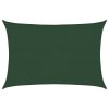Plachta proti slunci 160 g/m² tmavě zelená 3,5 x 4,5 m HDPE 311461