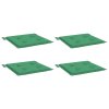 Podušky na zahradní židli 4 ks zelené 50x50x4 cm látka oxford 314048