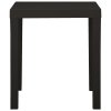 Zahradní stůl antracitový 79 x 65 x 72 cm plast 315845