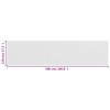 Balkonová zástěna bílá 120 x 500 cm HDPE 310870
