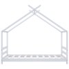 Rám dětské postele bílý masivní borovice 80 x 160 cm 289611