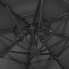4stupňový zahradní slunečník s hliníkovou tyčí antracit 3 x 3 m 313830