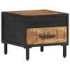 Noční stolek 40 x 40 x 35 cm hrubé mangovníkové dřevo 288472