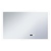 Koupelnové LED zrcadlo dotykový senzor zobrazení času 100x60 cm 144739