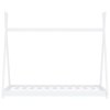 Rám dětské postele bílý masivní borovice 70 x 140 cm 283358