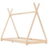 Rám dětské postele masivní borové dřevo 90 x 200 cm 283357