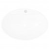 Luxusní keramické oválné umyvadlo s přepadem a otvorem na baterii 140678