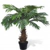 Umělá cykasová palma s květináčem 80 cm zelená