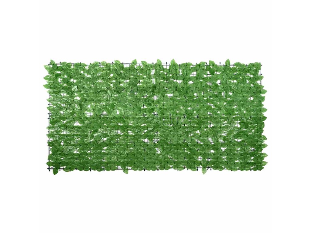 Balkónová zástena so zelenými listami 200x100 cm 367844