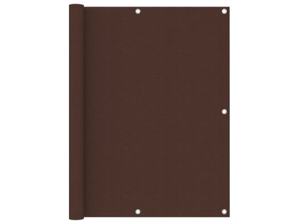 Balkónová markíza, hnedá 120x600 cm, oxfordská látka 135079