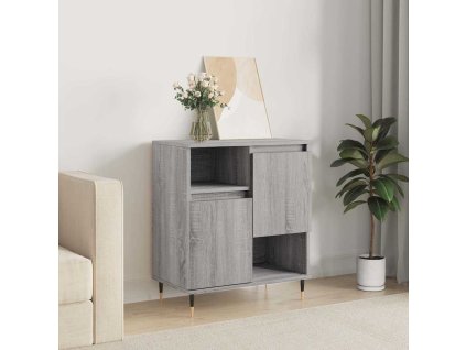 Komoda sivý dub sonoma 60x35x70 cm spracované drevo 831186