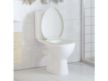 WC sedadlo, pomalé sklápanie, rýchloupínacie, biele 145019