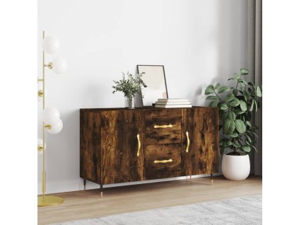 Komoda, tmavý dub 100x36x60 cm, kompozitné drevo 828153