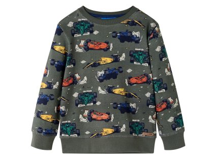 Detská mikina kaki 128 12912