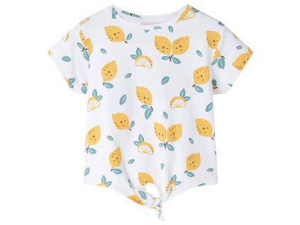 Detské tričko so zaväzovacím lemom farba ľanu 92 11494