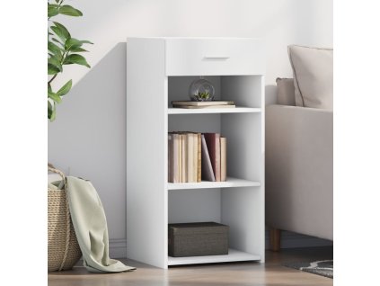 Komoda biela 45x42,5x93 cm kompozitné drevo 846320