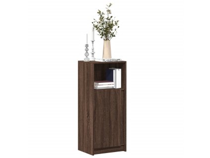 Komoda s LED hnedý 42,5x34x100 cm kompozitné drevo 852158