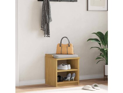 Lavica do predsiene SANDNES 45x40x50 cm borovicový masív 4010443