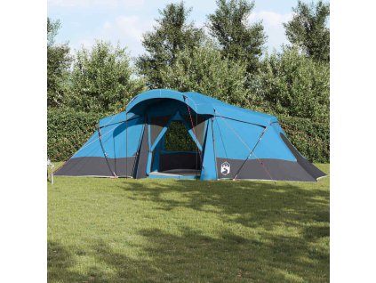 Rodinný stan so strechou Modrá a šedá 721 x 335 x 212 cm 4100671