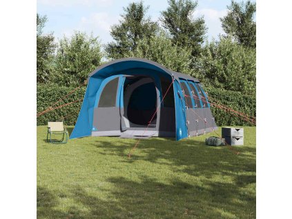 Rodinný stan so strechou Modrá a šedá 576 x 325 x 213 cm 4100683