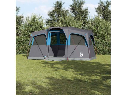 Rodinný stan Modrá a šedá 435 x 255 x 216 cm Polyester a oceľ 4100686