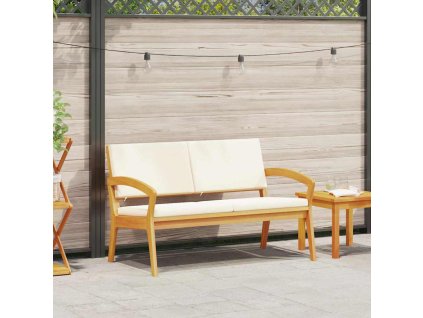 Záhradná lavička s vankúšom Prírodný olej Pevné akáciové drevo 4106467