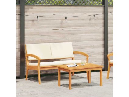 Bistro súprava 2 pcs Prírodný olej Pevné akáciové drevo 4106468