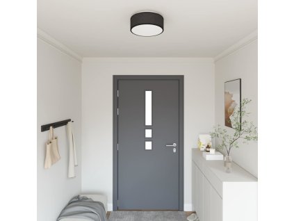 Stropná lampa so bodmi Čierna 30 x 30 x 13,5 cm látka 42001202