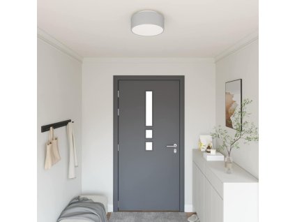 Stropná lampa so bodmi Sivá 30 x 30 x 13,5 cm látka 42001204