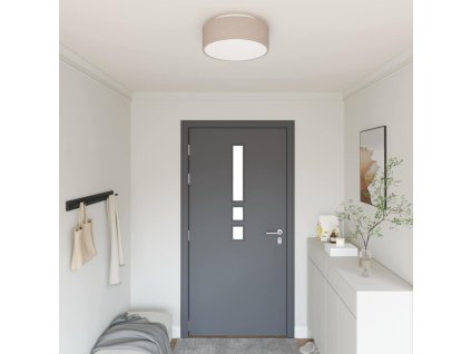 Stropná lampa so bodmi Sivohnedá 38 x 38 x 13,5 cm látka 42001209