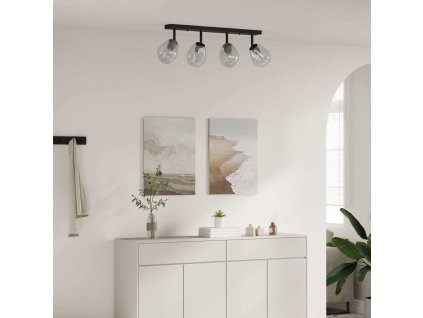 Stropné bodové svetlo Čierna 73.5 x 13 x 26 cm Sklo a kov 42001221