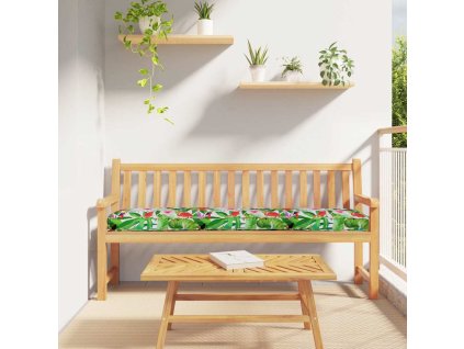 Vankúš na palety Kvetinový Tropická džungle 200 x 40 x 8 cm 42001687