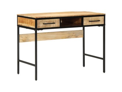 Písací stôl Hnedá 100 x 50 x 75 cm Masívne mango drevo 374086