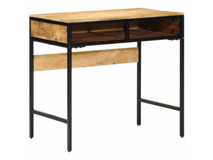 Písací stôl Hnedá 80 x 50 x 75 cm Masívne mango drevo 374087