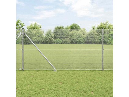 Stĺp na plot. Strieborná 50 x 1,4 m (12 x 12 mm pletivo) Oceľ 3352004